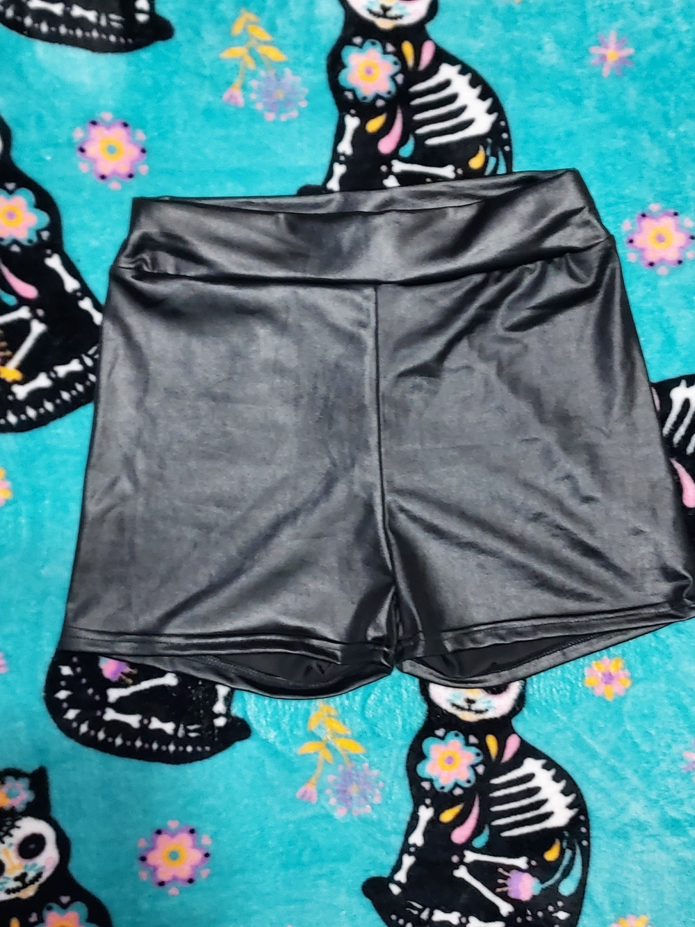 Women’s High-Waist Black Bike Shorts